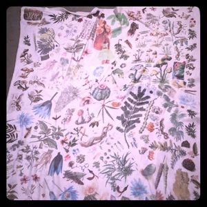 Psychedelic plant blanket